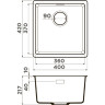Мойка OMOIKIRI KATA 40-U-GR Artgranit/Leningrad Grey 4993397