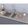 Мойка OMOIKIRI KITAGAWA 100-2-GR Artceramic/leningrad grey 4993804